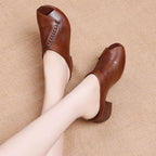 Elegante pantoffeln mit blockabsatz R&B