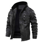 R&B | Schwarze Lederjacke mit Zeitlosem Vintage-Look