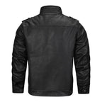 R&B | Schwarze Lederjacke mit Zeitlosem Vintage-Look