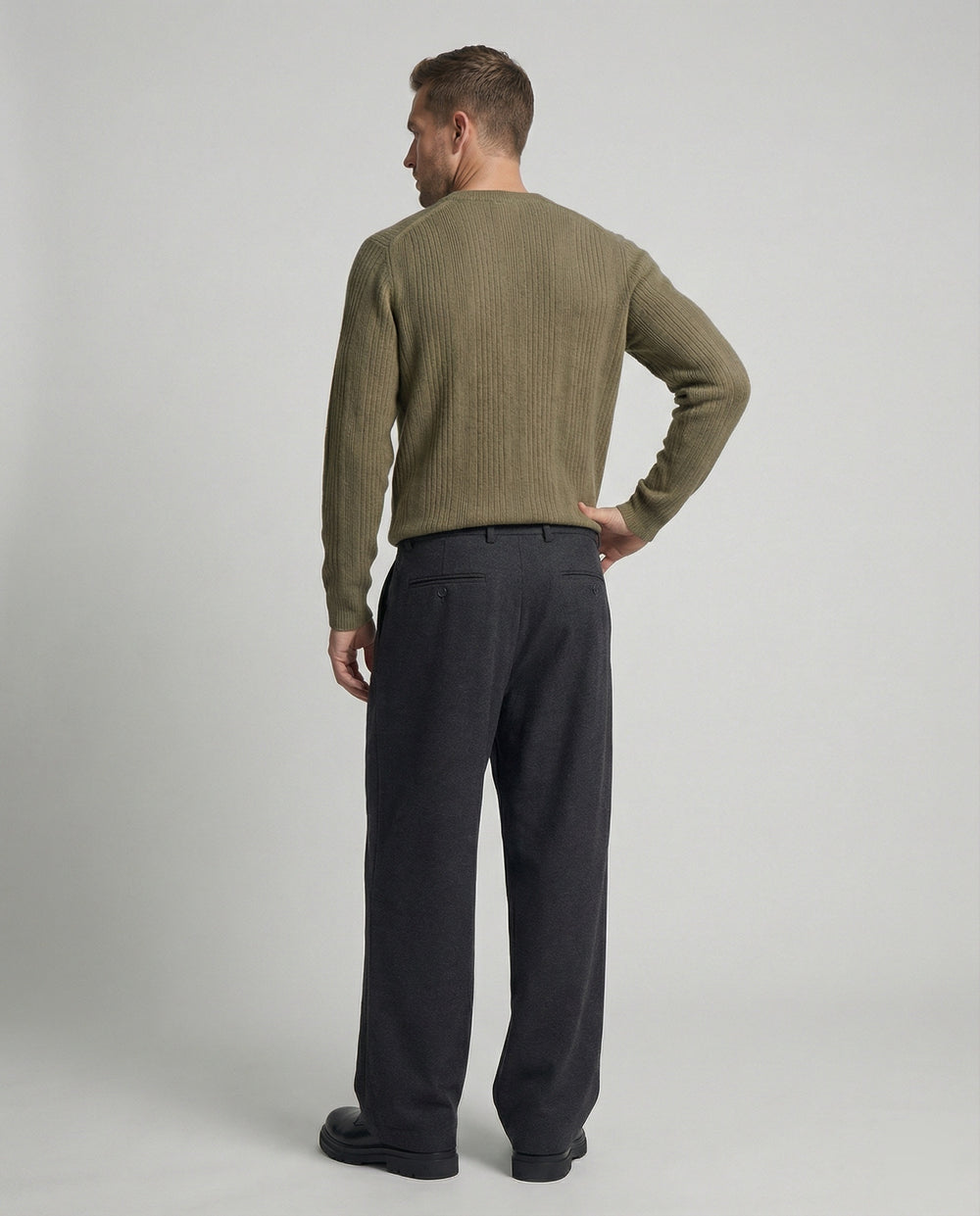 Old Money Style Wollhose Cleanfit Casual Anzughose Unisex