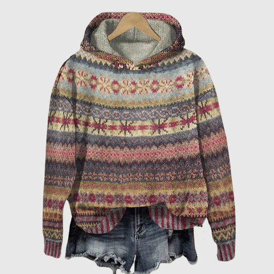 R&B | Weinlese Fair Isle Hoody