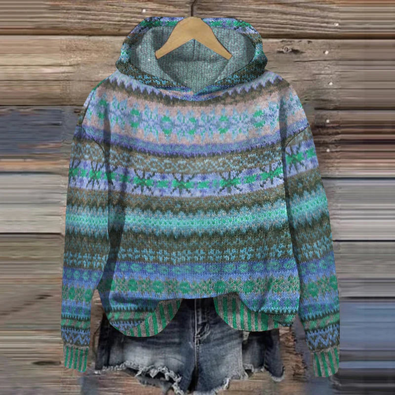 R&B | Weinlese Fair Isle Hoody