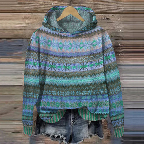 R&B | Weinlese Fair Isle Hoody