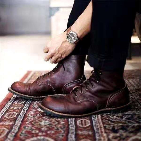 R&B | Retro Schnürstiefel für Männer