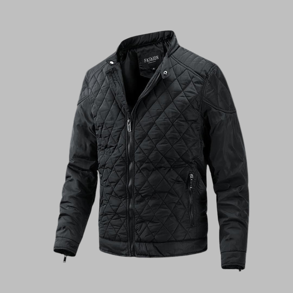R&B | Elegante Wattierte Jacke für Herren Im Übergangsstyle