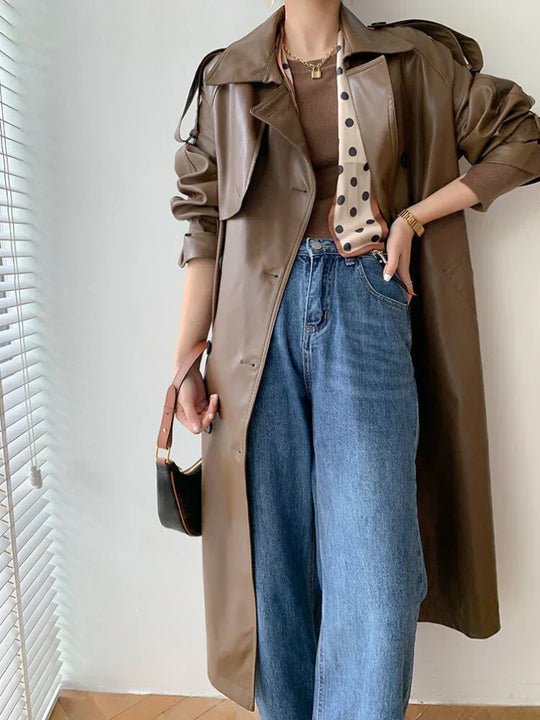 R&B | Trenchcoat - stilvolle lange Damenjacke