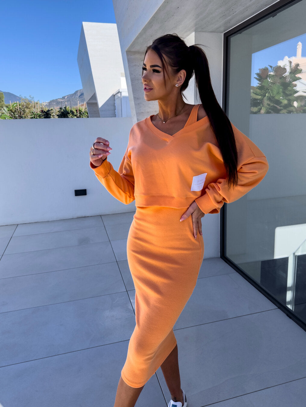 R&B | Sweatshirt-Kleid-Set