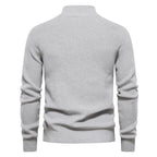 R&B | Strickjacke mit Half-zip Wollmischung Elegant, Warm