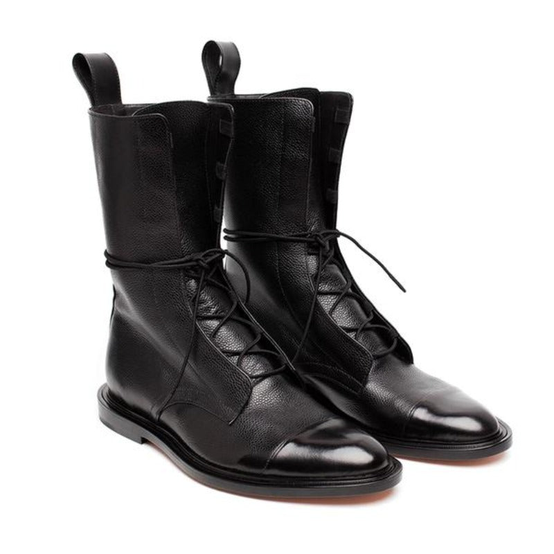 R&B | Klassische Vegane Leder Stiefeletten