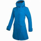 R&B | Lange Outdoor Regenjacke Mit Kapuze Für Damen Perfekt Für Outdoor Aktivitäten