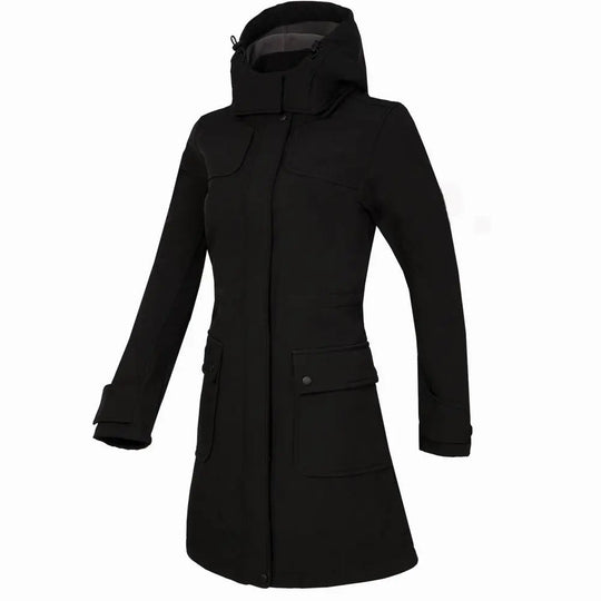 R&B | Damen Freizeit-Kletterjacke mit Kapuze und Reißverschluss Ideal für Herbst Winter