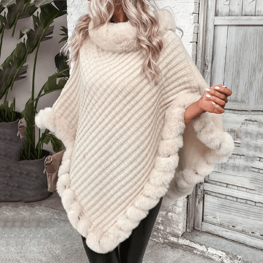 R&B | Weich Gewebter Poncho