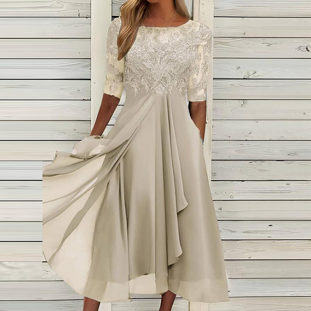 Heidi-Mode | Elegantes Spitzenkleid Glamourös Zu Jedem Anlass