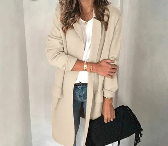 R&B | Elegante Kragen Lang Weste
