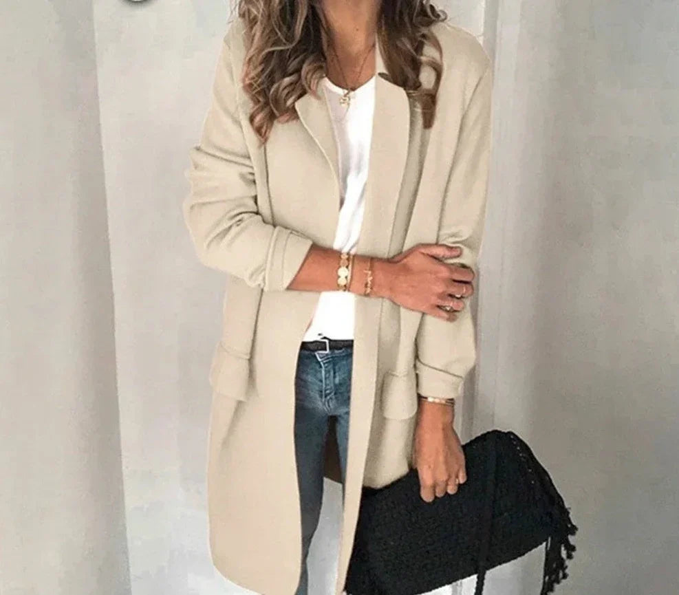 R&B | Elegante Kragen Lang Weste