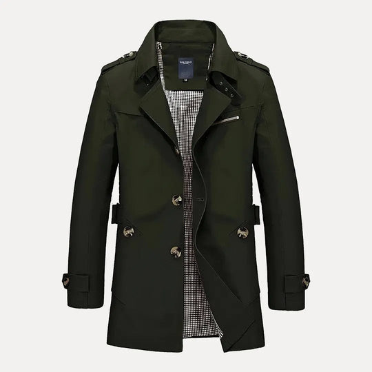 R&B | Flip Kragen Trenchcoat