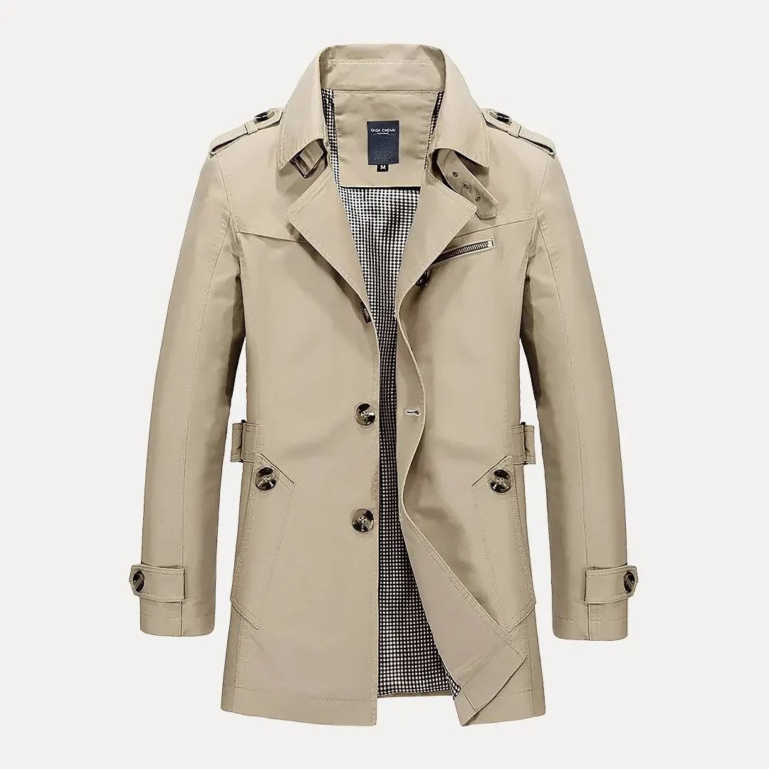 R&B | Flip Kragen Trenchcoat