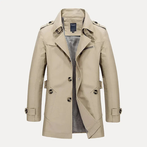 R&B | Flip Kragen Trenchcoat