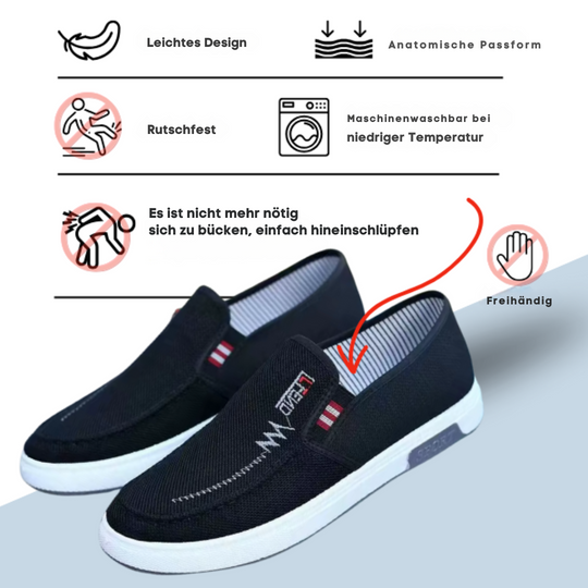 Urban Canvas Schuhe mit gestreiftem Innenfutter R&B R&B