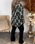 R&B | Bluse mit grafischem Druck