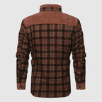 R&B | Karierte Sherpa Outdoor Jacke