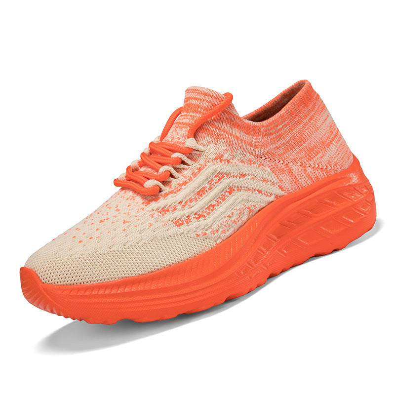 Damen Sportliche Laufschuhe mit atmungsaktivem Strick-Obermaterial und flexibler Sohle R&B