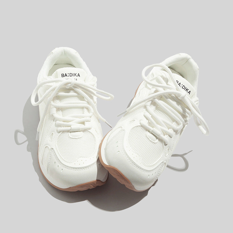 Damen Sportliche Sneakers mit atmungsaktiver Oberflächenstruktur und rutschfester Gummisohle R&B