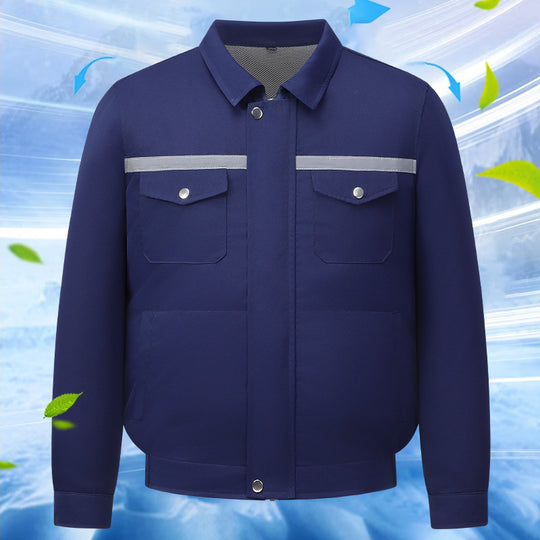 Unisex nan kühlende Arbeitsjacke mit integrierten Lüftersystem R&B