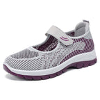 Damen Komfortable Ballerinas mit flexiblem Klettverschluss R&B