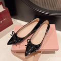 Damen Spitzenballerinas mit dekorativem Schleifenakzent R&B