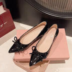 Damen Spitzenballerinas mit dekorativem Schleifenakzent R&B