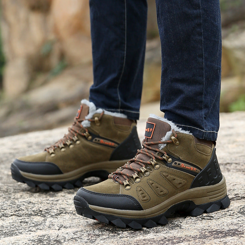 Damen wasserdichte Winterstiefel mit isolierendem Warmfutter und rutschfester Sohle R&B