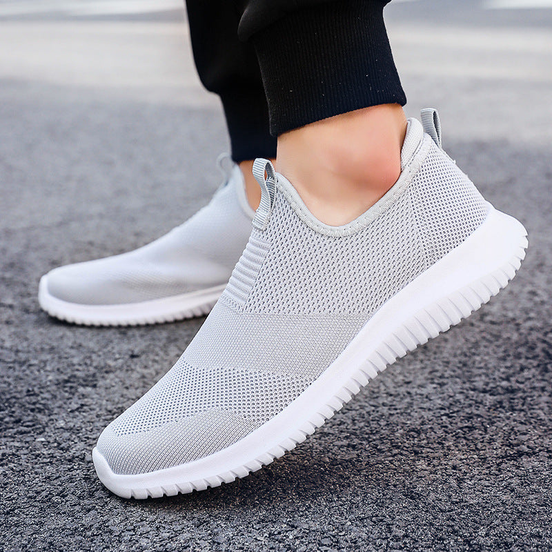 Damen nan minimalistischer Schlupf-Freizeitschuh mit vorderer Zuglasche, gepolstertem Knöchelkragen und flexibler Adaptivsohle R&B