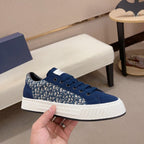 Damen modische Sneakers aus hochwertigem Wildleder mit eleganter Druckstruktur R&B