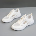 Damen Sportliche Sneaker mit atmungsaktiver Mesh-Oberfläche und rutschfester Sohle R&B