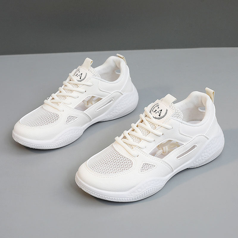 Damen Sportliche Sneaker mit atmungsaktiver Mesh-Oberfläche und rutschfester Sohle R&B