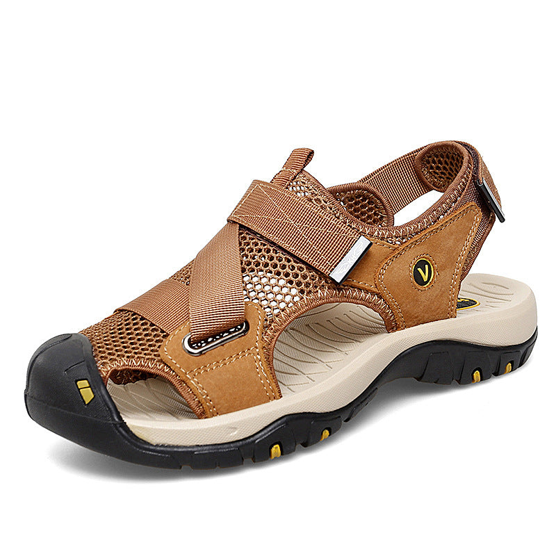 Herren Outdoor Sandalen mit rutschfester Sohle und verstellbarem Riemensystem R&B