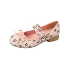 Damen Ballerinas mit zwei verstellbaren Riemchen und floralem Design R&B