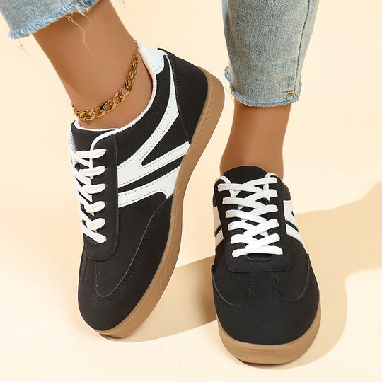 Damen sportliche Freizeitsneaker mit rutschfester Laufsohle und atmungsaktivem Obermaterial R&B