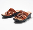 Damen Komfortable Clogs mit anatomischem Fußbett und modischem Riemendesign