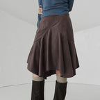 Damen Eleganter ausgestellter Rock mit raffinierter Silhouette R&B