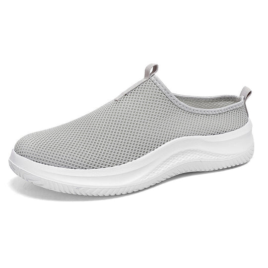 Unisex nan leichter Netzgewebe-Schlupf-Sneaker mit atmungsaktivem Obermaterial, dämpfender EVA-Zwischensohle und rutschfester Profilsohle R&B