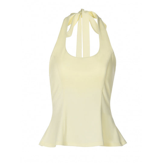 Damen Top mit Peephole-Ausschnitt und figurbetonendem Schnitt R&B