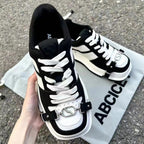 Damen Sneakers mit modischem Schnallenverschluss und innovativem Sohlenprofil R&B