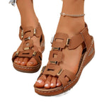 Damen Modische Sandalen mit Sicherheitsverschluss R&B