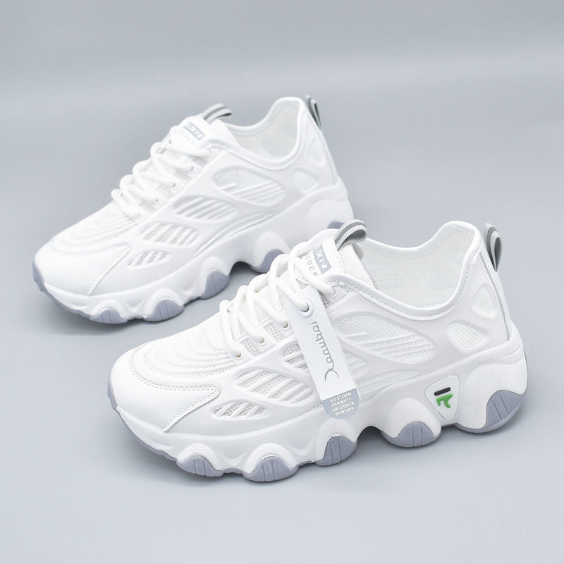 Damen Sportliche Lauf-Sneaker mit atmungsaktivem Mesh-Obermaterial und stoßdämpfender Sohle R&B
