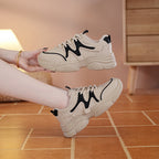 Damen trendige Chunky Sneakers R&B