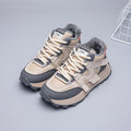 Damen Sportliche High-Top Sneakers mit kuscheligem Fleece-Futter und rutschfester Sohle R&B