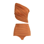 Damen Badeoutfit mit asymmetrischem Design R&B