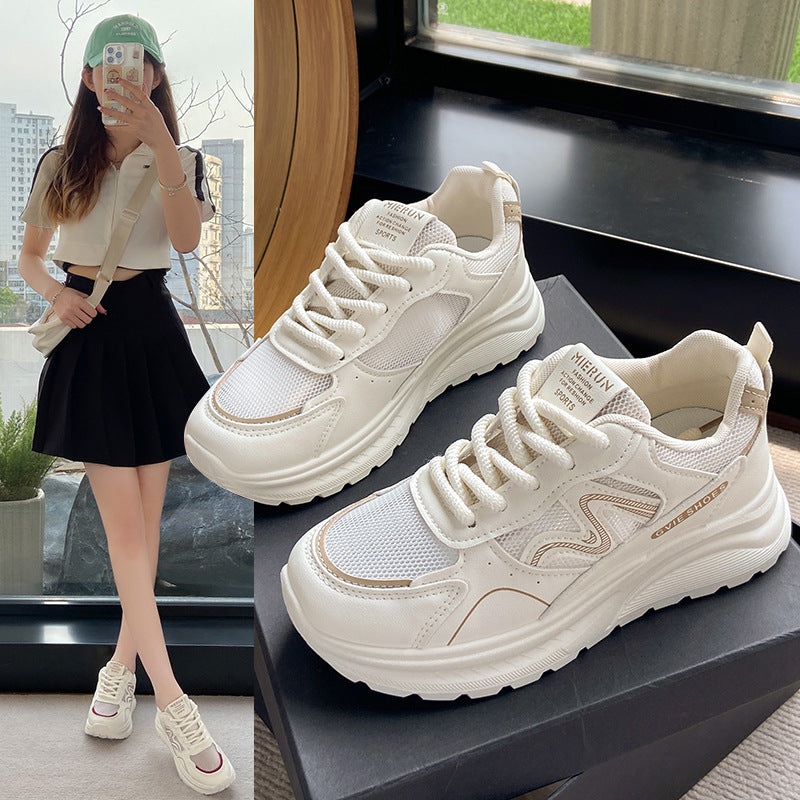Damen sportliche Sneakers mit atmungsaktiver Mesh-Oberfläche und dämpfender Sohle R&B